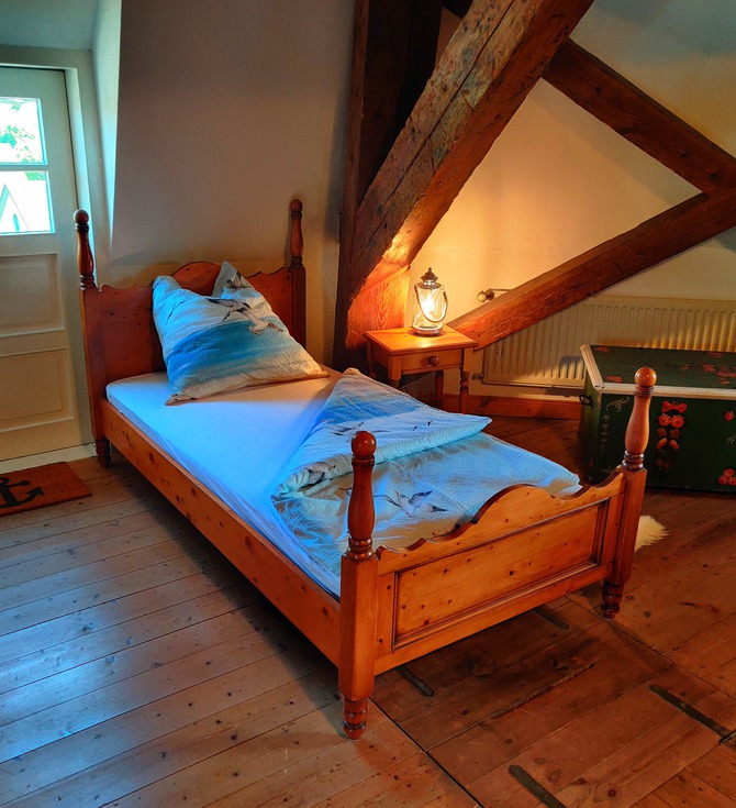 Ferienhaus in Lindau - Windmühle Lindaumühlenholz - Des Müllers Bett