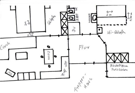 Ferienwohnung in Fehmarn OT Burg - Schirmann - Grundriss