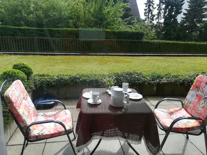Ferienwohnung in Gr&ouml;mitz - Deichkrone - viel Platz auf der Terrasse