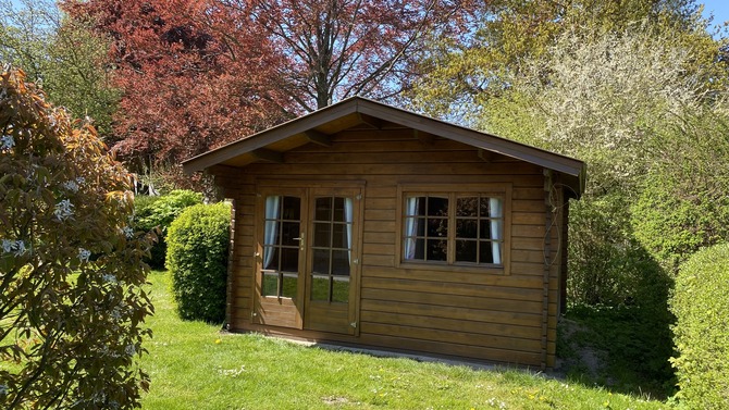 Ferienwohnung in Schönhagen - Prigge - Gartenhaus mit Sauna
