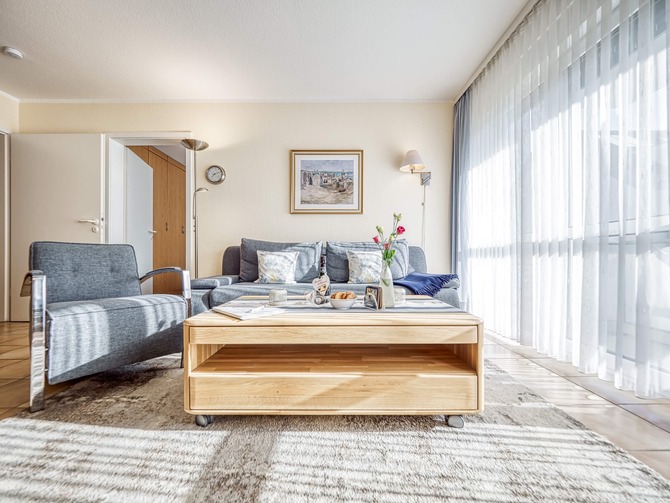 Ferienwohnung in Zingst - Residenz am Strand, App. 1.03 - Wohnzimmer