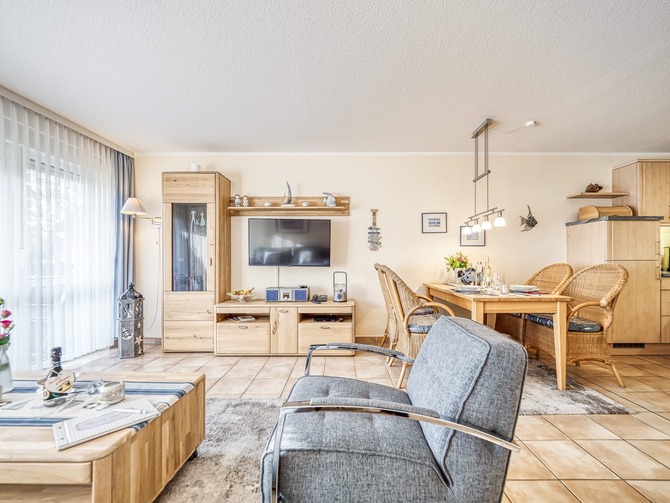 Ferienwohnung in Zingst - Residenz am Strand, App. 1.03 - Wohnzimmer