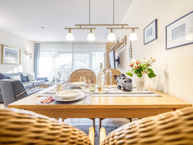 Ferienwohnung in Zingst - Residenz am Strand, App. 1.03 - Essbereich