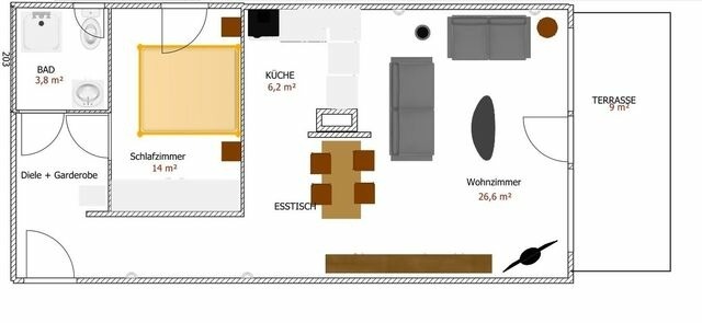 Ferienwohnung in Schönberger Strand - Stoltenberg, Mona & Sönke: "Haus Seelust", Fe-App. (Nr. 107) "Strandperle" - Bild 16