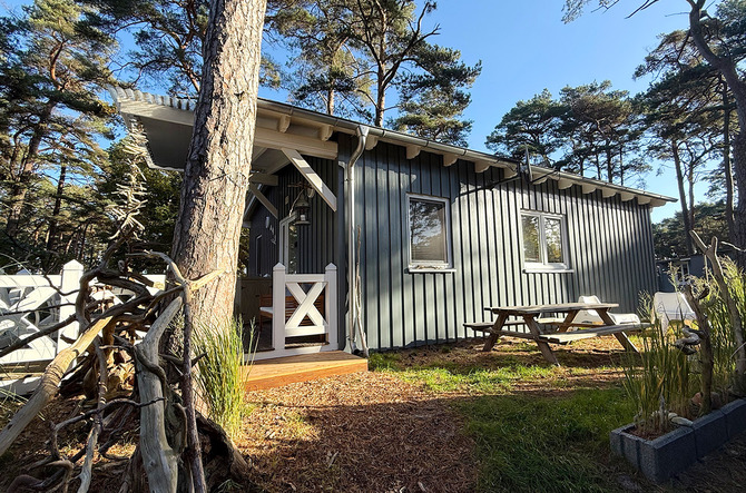 Bungalow in Göhren - Strandkiste Göhren - Aussenansicht, Seite