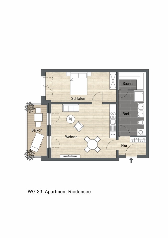 Ferienwohnung in Kühlungsborn - Ferienwohnung Riedensee - Riviera Kühlungsborn - Bild 9