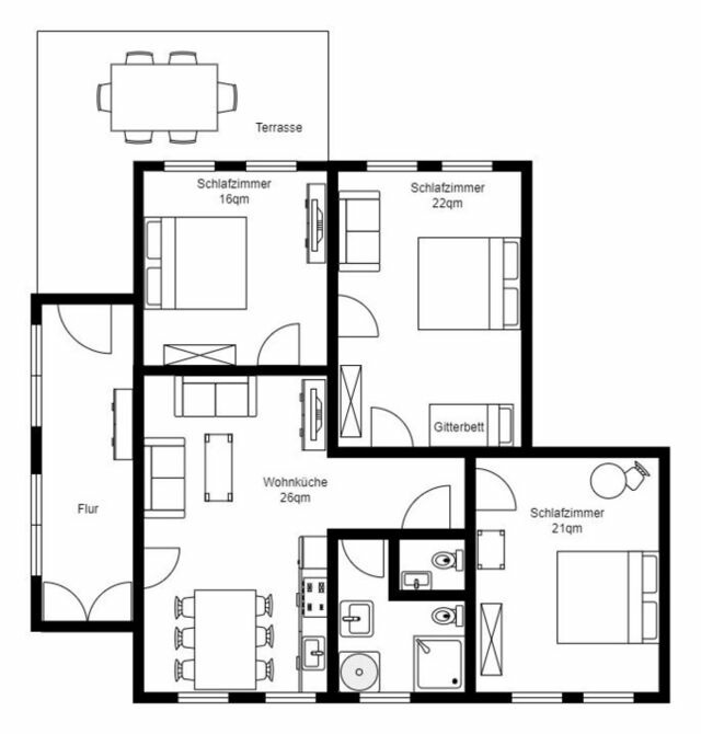 Ferienwohnung in Brodersby - Ferienwohnung Biethahn - Gaarden - Bild 10