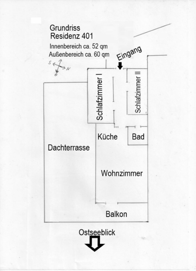 Ferienwohnung in Scharbeutz - Residence Sea View - Grundriss