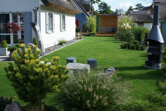 Ferienhaus in Glowe - Traum Reethaus am Meer mit Pool, Sauna & Yoga - Bild 8