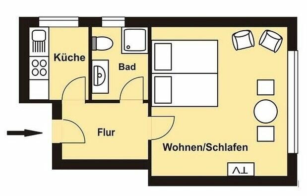 Ferienwohnung in Timmendorfer Strand - Haus Seepferdchen am Meer Appartement 5 - Bild 21