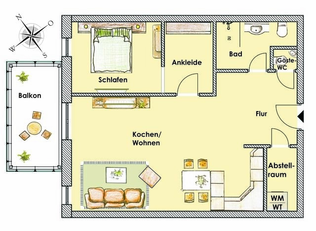 Ferienwohnung in Ahlbeck - (Brise) Ahlbeck Suiten App. 07 - Bild 18