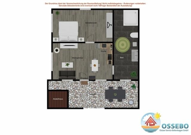 Ferienwohnung in Boltenhagen - Ostseebungalow "Luv" - Bild 19